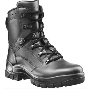 Haix Air Power P7 Black Leather Tactical Boots, Size 11.5
